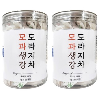산해랑 볶은 모과생강 도라지차 55p, 1g, 55개입, 2개