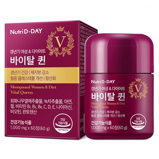 뉴트리디데이 바이탈퀸 갱년기 여성 다이어트 식품, 60정, 60g, 1개