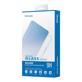 amuok 艾默克 iPhone 14 Pro 9H 鋼化 玻璃貼 藍光調節, 1個