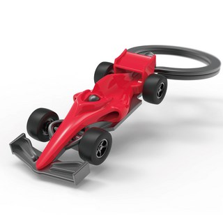 Metalmorphose 方程式賽車鑰匙圈 - 手工拋光, 實心金屬打造, 1個, 方程式賽車