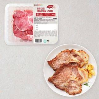 곰곰 한돈 1등급 목살 구이용 (냉장), 300g, 1개