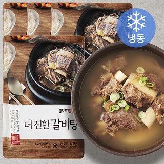 곰곰 더 진한 갈비탕 (냉동), 600g, 4개