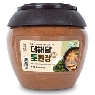 THEHAEDAM 阿達姆羊棲菜黃豆醬, 1個, 2kg