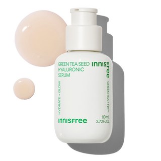 INNISFREE 綠茶籽玻尿酸保濕精華, 80ml, 1瓶