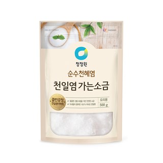 청정원 천일염 가는소금 500g