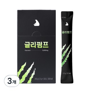잠백이 글리세롤 글리펌프 30p, 390g, 3개