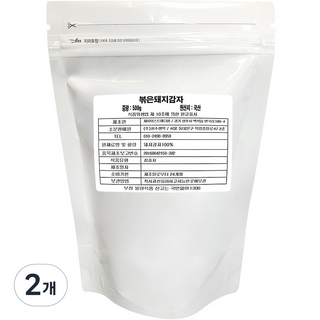 청수생약 볶은 돼지감자 500g – 2개 묶음 돼지감자전분