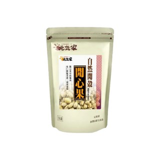 元氣家 自然開殼開心果,果仁酥脆可口,低溫烘焙,顆顆新鮮, 200g, 1包