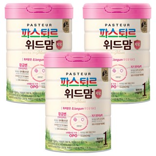 파스퇴르 위드맘 엄마의 마음 제왕 1단계, 750g, 3개