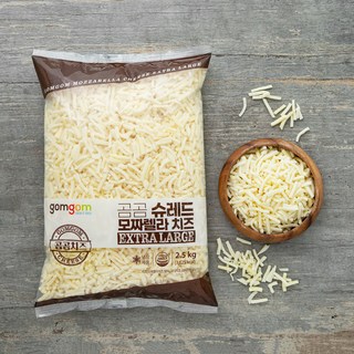 곰곰 슈레드 모짜렐라치즈 Extra Large, 1개