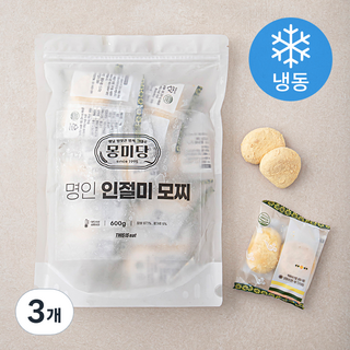 몽미당 명인 인절미 모찌 (냉동), 600g, 1개입, 3개