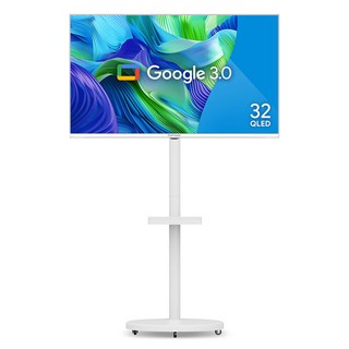 더함 FHD QLED 구글 스마트 TV 리얼 화이트에디션