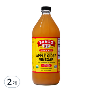 브래그 애플사이다비네거 음용식초, 946ml, 2개
