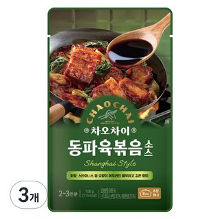 차오차이 동파육볶음 소스, 100g, 3개