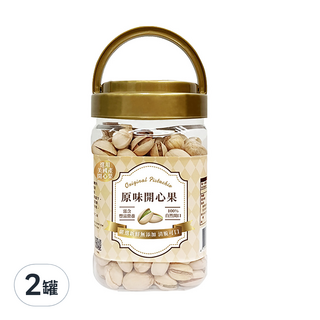 臻御行 原味開心果320g 2罐組 美國開心果 無調味 罐裝, 320g, 2罐