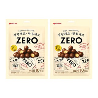 롯데제로 크런치 초코볼, 140g, 2개