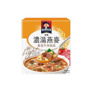 QUAKER 桂格 濃湯燕麥 番茄牛肉風味 5包, 230g, 1盒