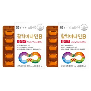 종근당 활력비타민B 플러스, 60정, 2개