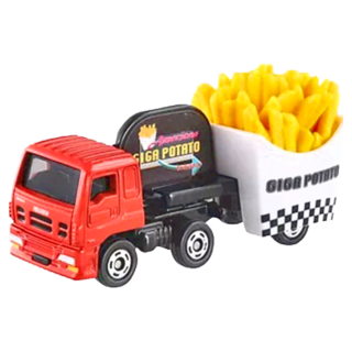 TOMICA 模型小車 NO.55 ISUZU GIGA FRIED POTATO CAR, 1台