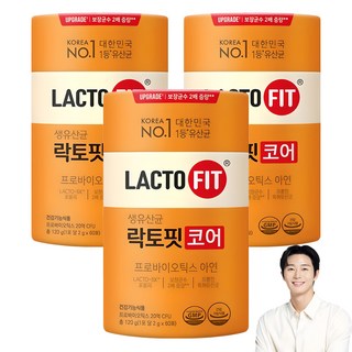 락토핏 코어 유산균 60p, 120g, 3개