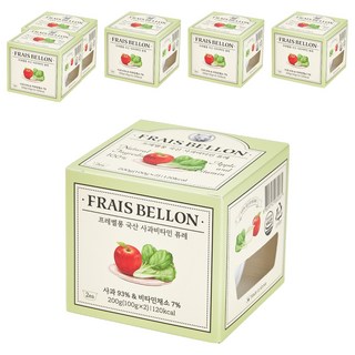 프레벨롱 국산 과일퓨레, 혼합맛(사과/비타민채소), 200g, 6개