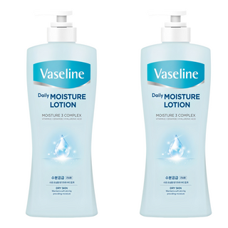 바세린 데일리 모이스춰 바디로션 CITRUS FRUITY GREEN 향, 450ml, 2개