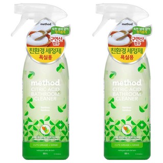 메소드 구연산 욕실용 세정제, 500ml, 2개