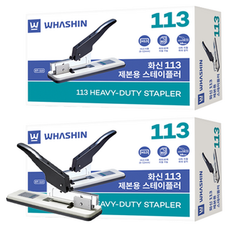 화신 제본용 스테이플러 113, 혼합색상, 2개