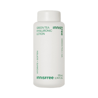 INNISFREE 綠茶玻尿酸乳液, 平衡油水, 水潤清爽, 敏弱肌適用, 170ml, 1瓶