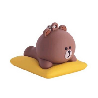 iPASS 一卡通 LINE FRIENDS 晚安熊大 立體造型, Brown, 1個