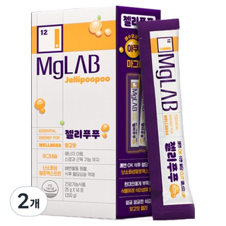 마그랩 젤리푸푸 쾌변OK 식후혈당CUT 마그네슘 난소화성말토덱스트린, 14회분, 350g, 2개