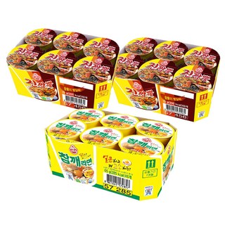 오뚜기 진짬뽕 컵 75g 12p + 참깨라면 65g 12p, 1세트 대표 이미지 - 짬뽕라면 추천