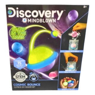 Discovery DIY超彈力星球實驗組 12件DIY製作套裝, 宇宙彈跳,夜光, 1組