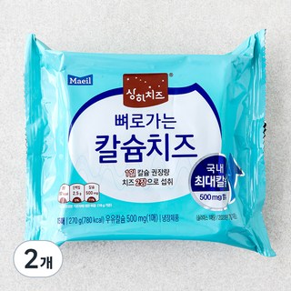 상하치즈 뼈로가는 칼슘치즈, 18g, 15개입, 2개