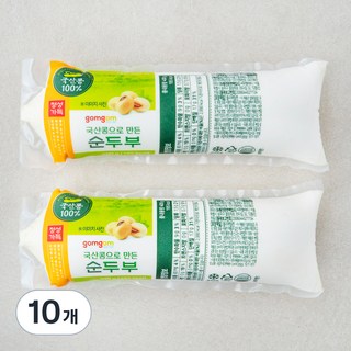 곰곰 국산콩으로 만든 순두부, 400g, 10개