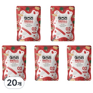 미쓰리 떡볶이 소스 02 보통맛, 100g, 20개