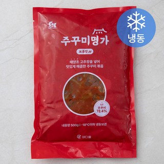 주꾸미명가 냉동 보통맛 주꾸미 500g – 1팩 쭈구미볶음 주꾸미명가 냉동 보통맛 주꾸미 500g – 1팩 쭈구미볶음