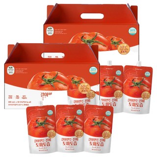유기농마루 갈아만든 진짜 토마토즙, 100ml, 60개