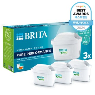 브리타 정수기 한국형 막스트라 프로 여과 필터기 3입