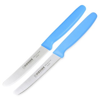 기셀 비비드컬러 톱니과도 + 민과도, 라이트블루, 1세트