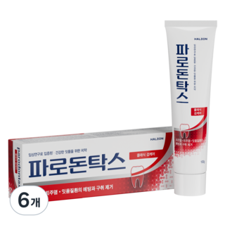 파로돈탁스 클래식 검케어 치약, 100g, 6개_최고급 소재로 만든 파로 돈탁스