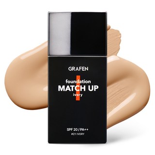 그라펜 매치업 파운데이션 40ml, 21 Ivory, 1개