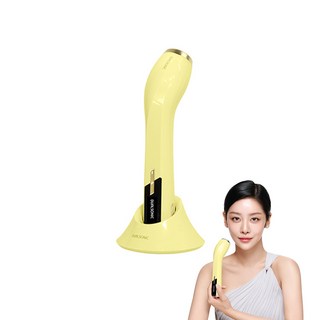 듀얼소닉 맥시멈 뷰티 디바이스 레몬샤벳+젤 1개, JOMT-AH-1AA, 옐로우