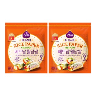 티아시아키친 베트남 월남쌈, 200g, 2개