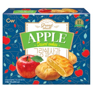 청우식품 그랑쉘 사과, 234g, 1개