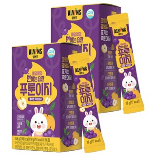 엘빈즈 매일매일 변하는 습관 푸룬이지 14p, 140g, 2개