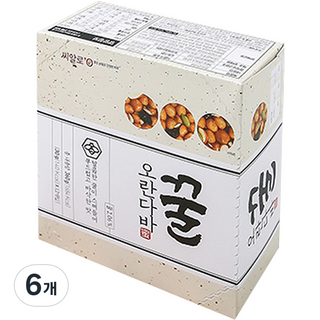 씨알로 꿀 오란다바 강정, 6개, 360g