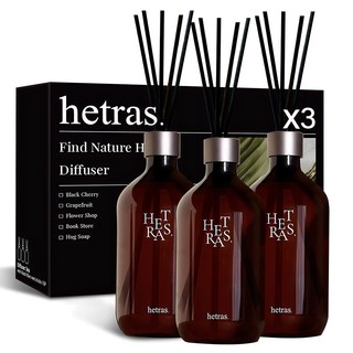 헤트라스 프리미엄 대용량 디퓨저, 플라워샵, 3개