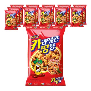 크라운 카라멜콘 땅콩, 72g, 12개