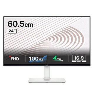 델 FHD IPS 100hz 스피커내장 초슬림베젤 모니터, DELL S2425HS, 60.47cm, S2425HS